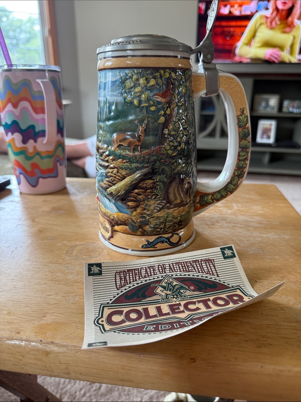 1997 Budweiser America the Beautiful Series. Great Smoky Mountains stein. #09934
